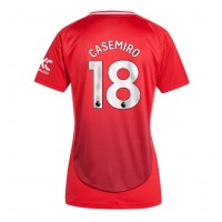 Manchester United Casemiro #18 Domáci Ženy futbalový dres 2024-25 Krátky Rukáv